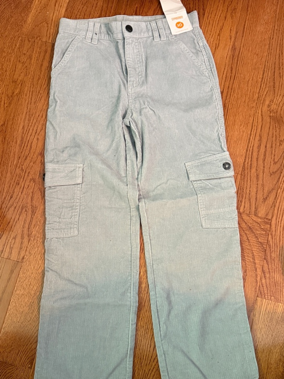 Gymboree Boys Light Gray Cargo Pants - Size 10 NWT